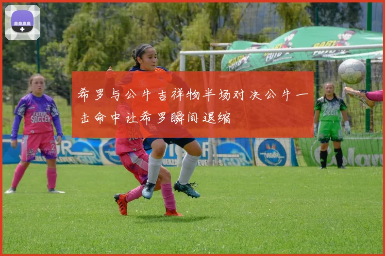 希罗与公牛吉祥物半场对决公牛一击命中让希罗瞬间退缩