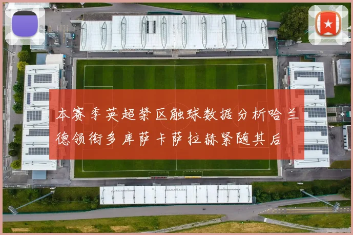 本赛季英超禁区触球数据分析哈兰德领衔多库萨卡萨拉赫紧随其后